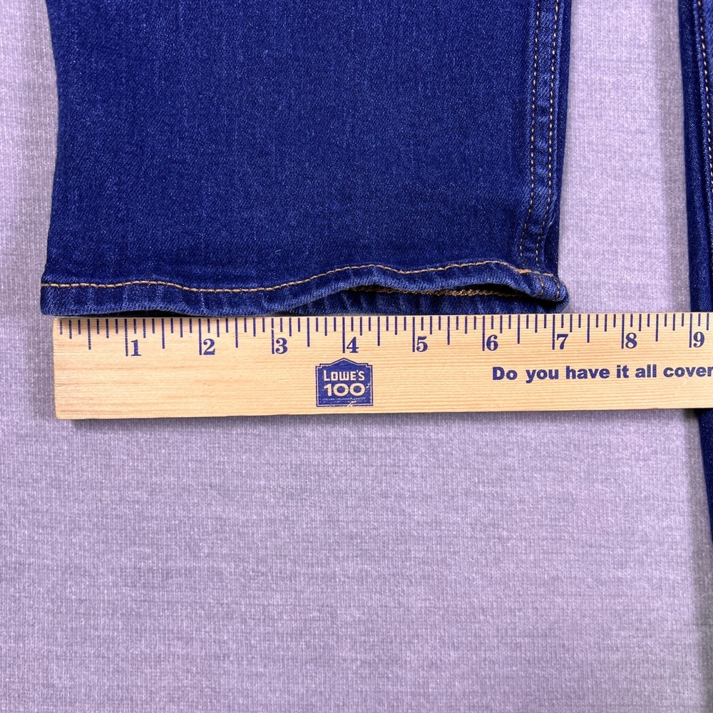 Old Navy Wow Boot-Cut Mid-Rise Jeans Womens‎ 12 Blue Denim Stretch - Picture 9 of 11